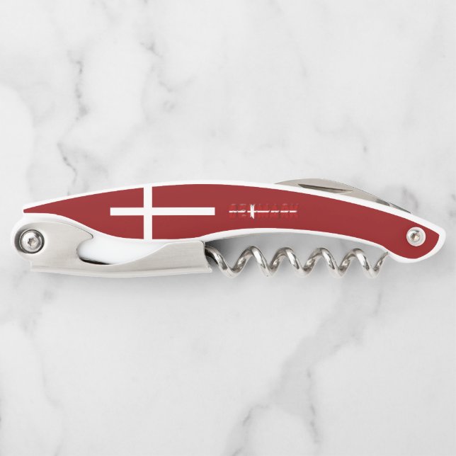 Danish flag corkscrew (Front)