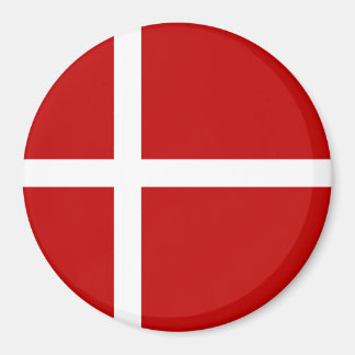 Danish Flag Dannebrog Red White Magnet