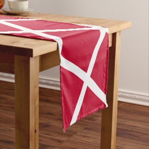 Danish Flag & Denmark travel, holiday / sport fans Short Table Runner