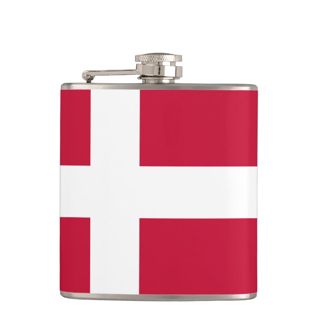 Danish flag Flask (Front)