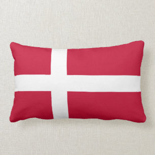Danish Flag Lumbar Pillow
