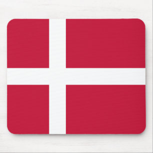 Danish Flag Mouse Pad