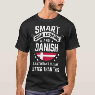 Danish Flag Native Pride Denmark Danish Roots T-Shirt