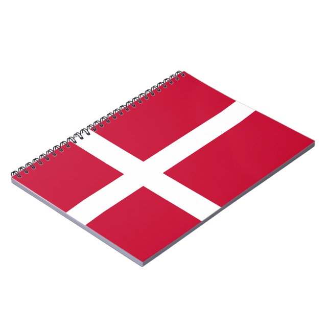 Danish Flag Notebook (Left Side)