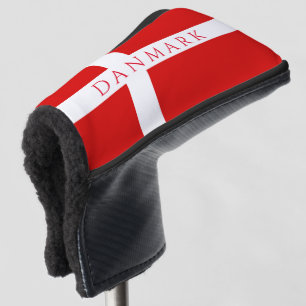 Danish flag of Denmark custom golf head cover