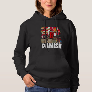 Danish Flag Outfit Idea For Kids Denmark Flag & Da Hoodie