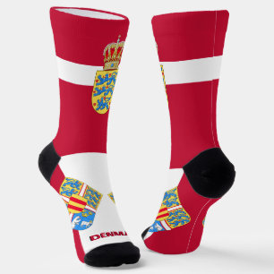 Danish Flag Patriotic, Sustainable Denmark Premium Socks