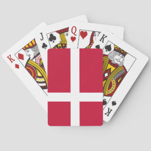 Danish Flag Playing Cards