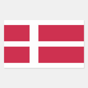 Danish flag Stickers