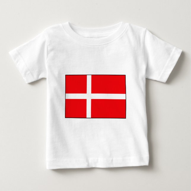Danish Flag T-shirts and Gifts (Front)