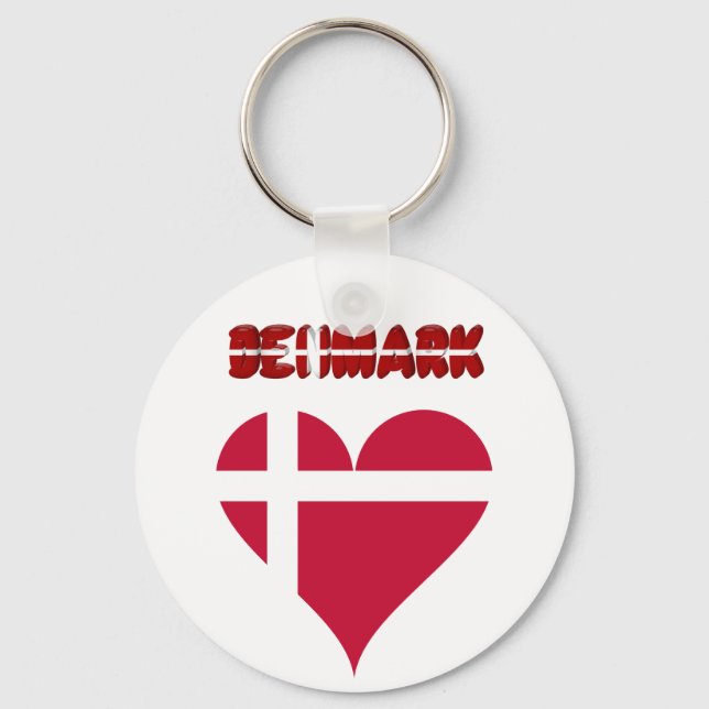 Danish heart keychain (Front)