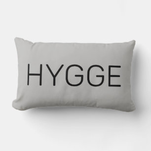 Danish Hygge Black and Grey Lumbar Pillow