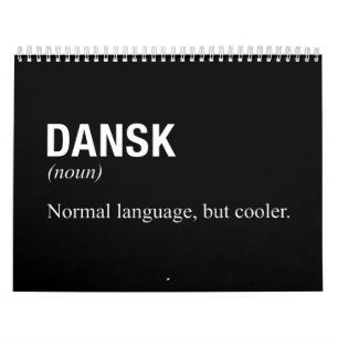DANISH Language Calendar