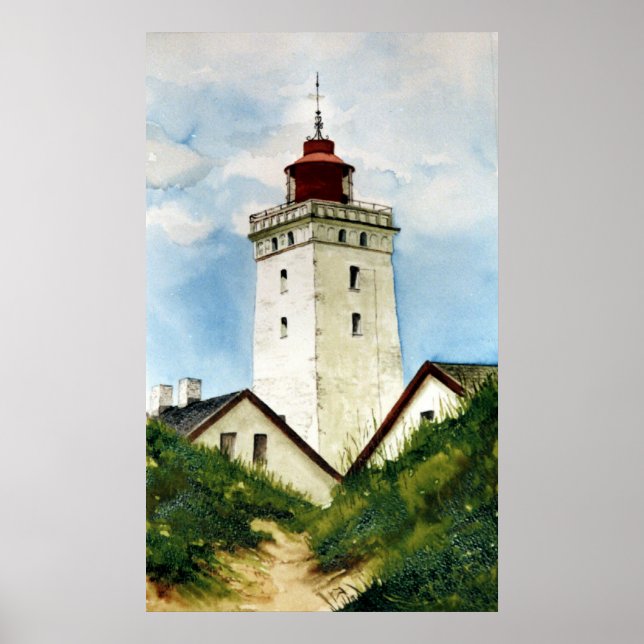 Danish Lighthouse Poster (Front)
