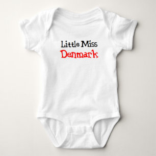 danish little miss baby bodysuit