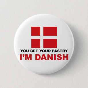 Danish Pastry 2 Inch Round Button