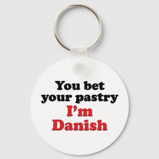 Danish Pastry 2 Keychain (Front)