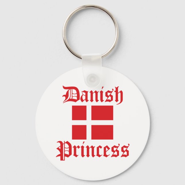 Danish Princess Keychain (Front)