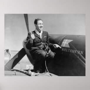 Danish RAF Pilot Poster