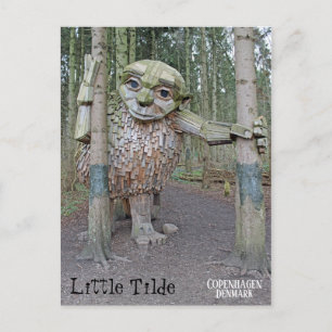 Danish Troll Travelling Postcard! Postcard