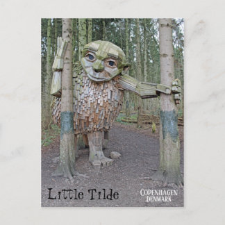 Danish Troll Travelling Postcard! Postcard