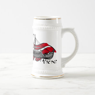 Danish Viking Ship cultural gifts of Denmark Beer Stein
