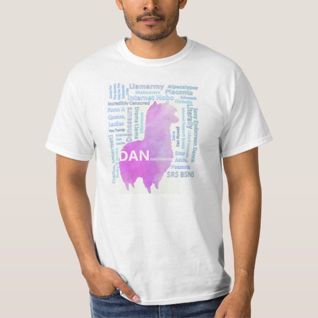 danisnotonfire llama tshirt (Front)