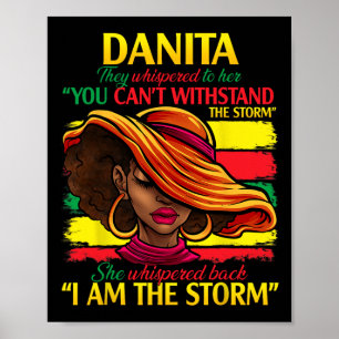 Danita First Name Family Surname Black History Mon Poster