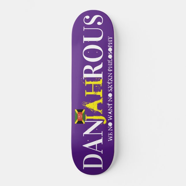 DANJAH ROUS Skateboard (Front)