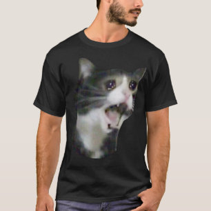 Dank Meme Trending Sad Crying Cat Sauce Cute Gift  T-Shirt