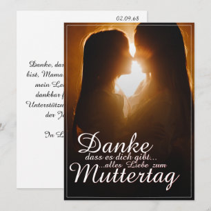 Danke, dass es dich gibt - Muttertag