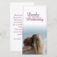 Danke, dass es dich gibt, Muttertag, Mutter & Kind