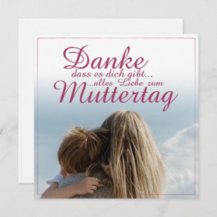 Danke, dass es dich gibt, Muttertag, Mutter & Kind