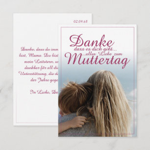 Danke, dass es dich gibt, Muttertag, Mutter & Kind