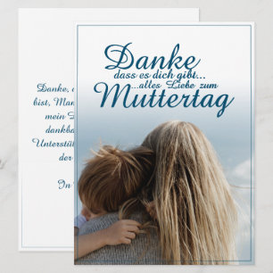Danke, dass es dich gibt, Muttertag, Mutter & Kind