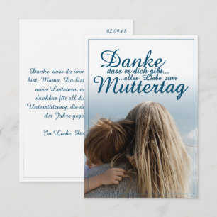 Danke, dass es dich gibt, Muttertag, Mutter & Kind