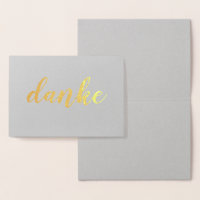 Danke German Thank You Elegant Brush Script