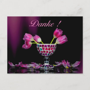 Danke sagen mit Tulpen  - Postcard