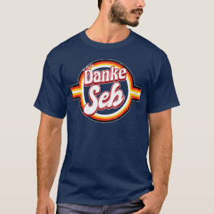 Danke Seb F1 Car Race Lover Gifts German Flag gift T-Shirt