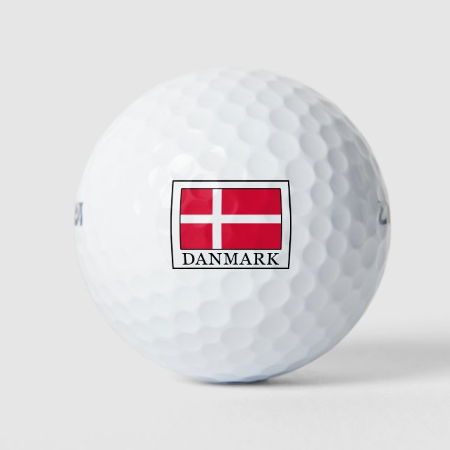 Danmark Golf Balls (Front)