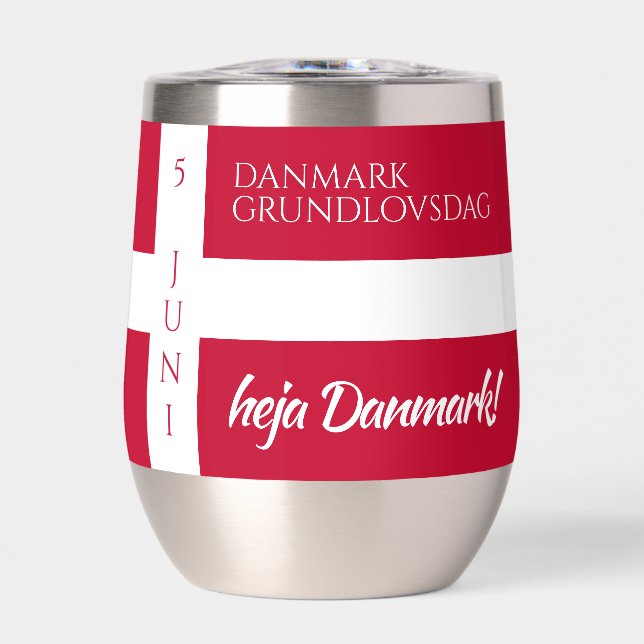 Danmark Grundlovsdag Danish National Day Flag (Front)