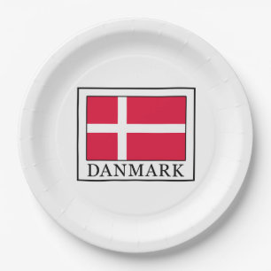 Danmark Paper Plate