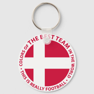 Danmark Shield Keychain