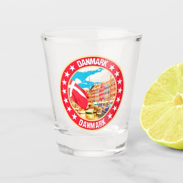 Danmark                                            shot glass (Front)