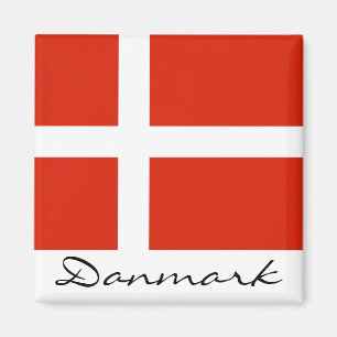 Danmark with Dannebrog Magnet