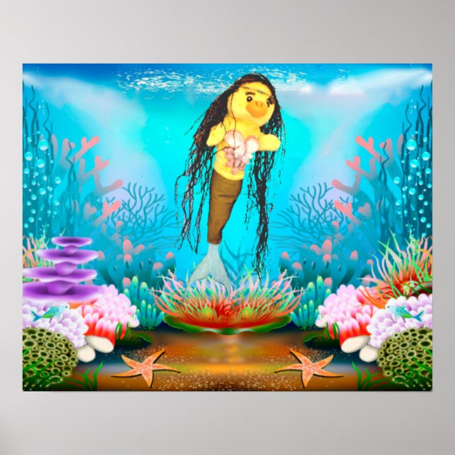 Danni the Mermaid Poster (Front)
