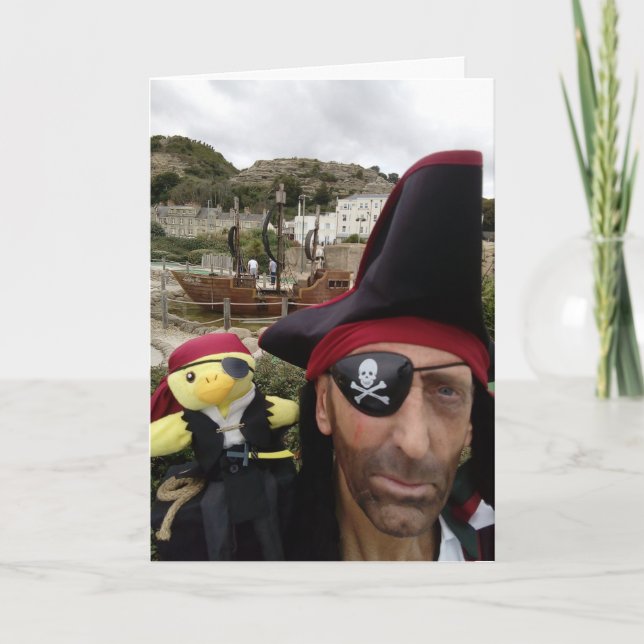 Danny Duck la carte d'anniversaire du pirate (Devant)
