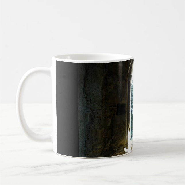 Danny Duck la maman visite un château Mug (Gauche)