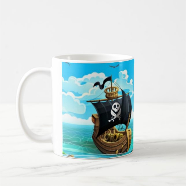 Danny Duck le café pirate Mug (Gauche)