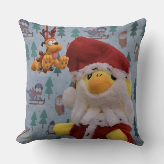 Danny Duck Père Noël Oreiller de Noël (Recto)